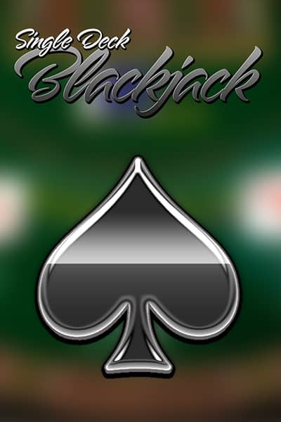 Single Deck Blackjack game artwork