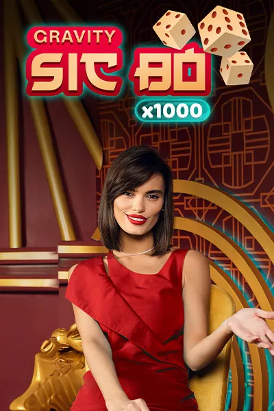 Gravity Sic Bo live dice game