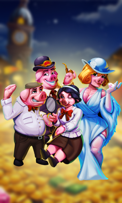 Crack the Piggy Bank Express slot artwork